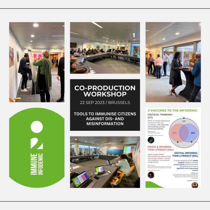 workshop on “Tools to immunise our citizens against #misinformation and #disinformation