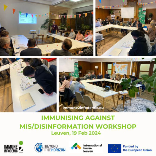 workshop on “Tools to immunise our citizens against #misinformation and #disinformation