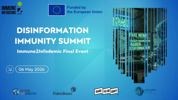 Disinformation Immunity Summit IMMUNE 2 INFODEMIC FINAL EVENT